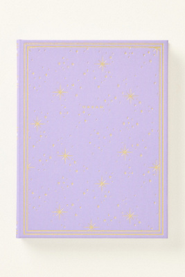 Emily Ley Simplified Linen Hardcover Journal In Purple