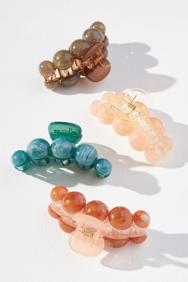 Resin Sphere Hair Claw Clips, Set of 2 #1