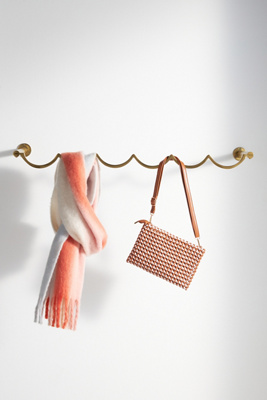 Anthropologie Yuna Scallop Garment Rack