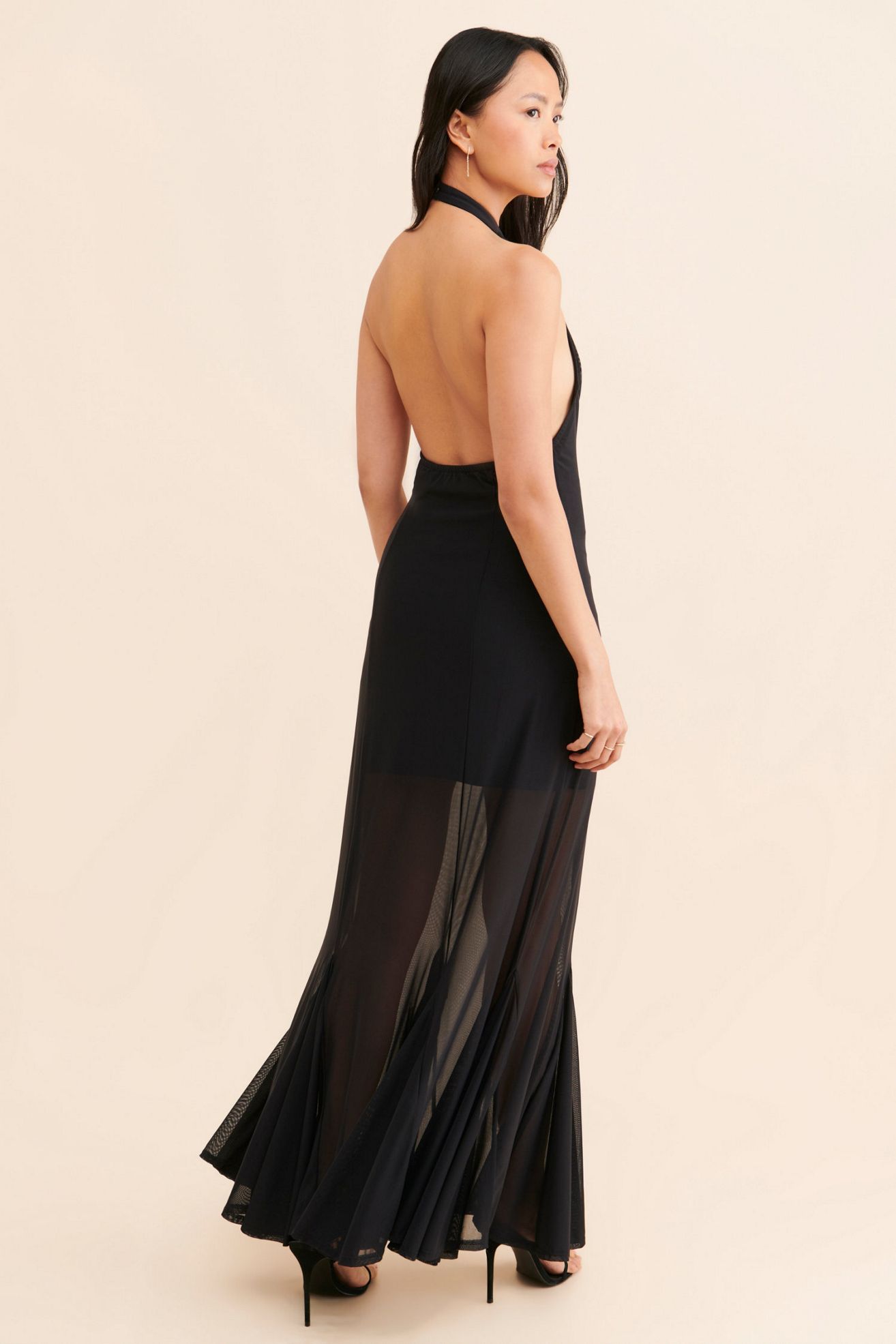 Let Me Be Knit Halter Maxi Dress