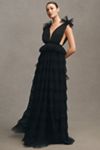 Sachin & Babi Ila Stretch Satin Maxi Dress