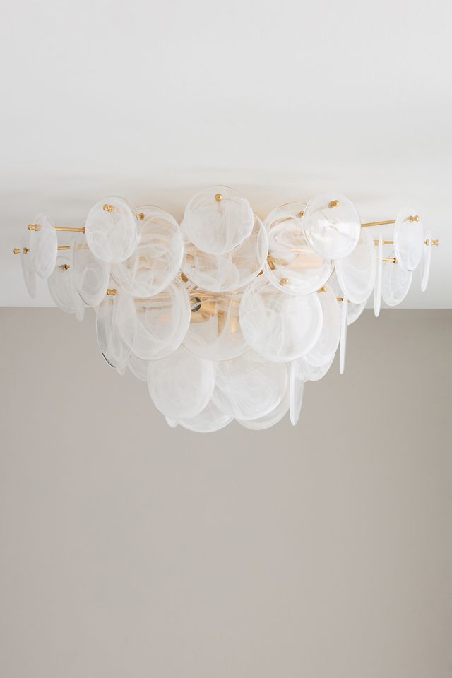 Loire Swirled Glass Grande Flush Mount #2