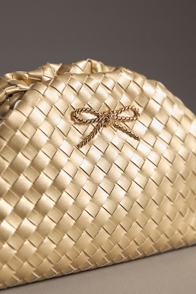Frankie Mini Clutch: Woven Bow Edition #4