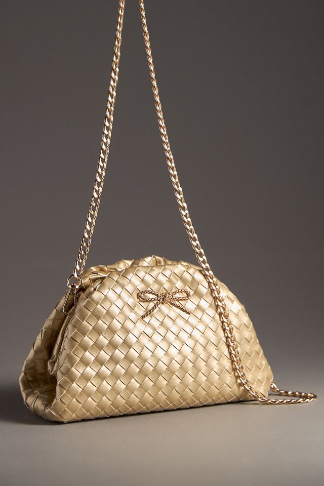 Frankie Mini Clutch: Woven Bow Edition #2