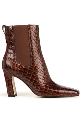 Shop Sarto Flexa Bliss Heeled Boots In Brown