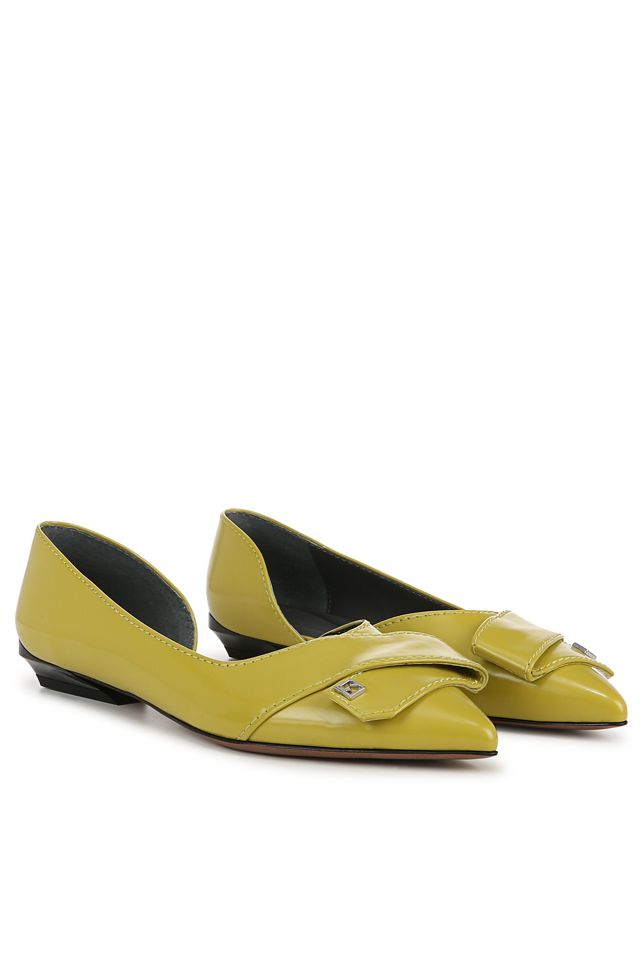 Sarto Elisha Half d'Orsay Pointed-Toe Flats #1
