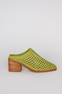 INTENTIONALLY BLANK CAPS HEELED MULES 