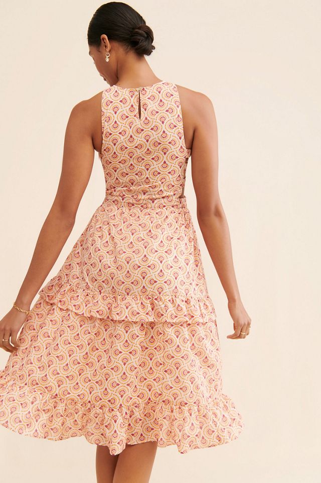 Love And Liberation Tiered Side-Cutout Dress #1