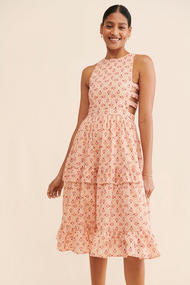 Love And Liberation Tiered Side-Cutout Dress #3