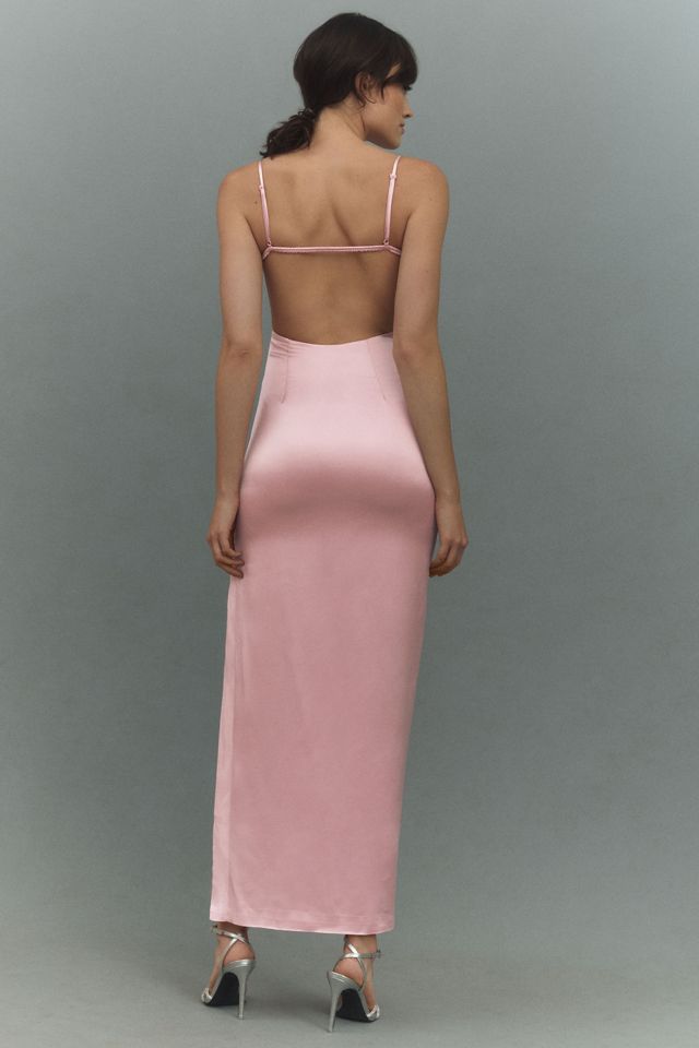 Nana Jacqueline Amy Satin Maxi Dress #5