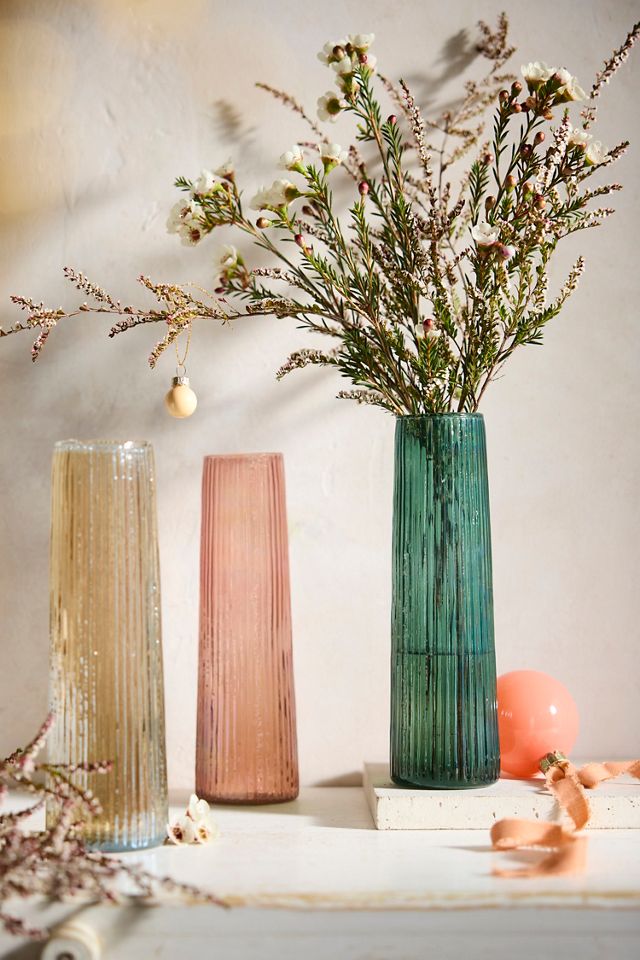 Luster Tapered Column Vase #1
