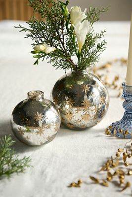 Celestial Bauble Vases, Set of 2