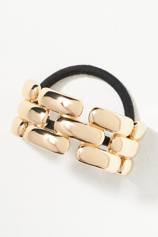 Mixed Metal Hair Ties, Set of 3 #1