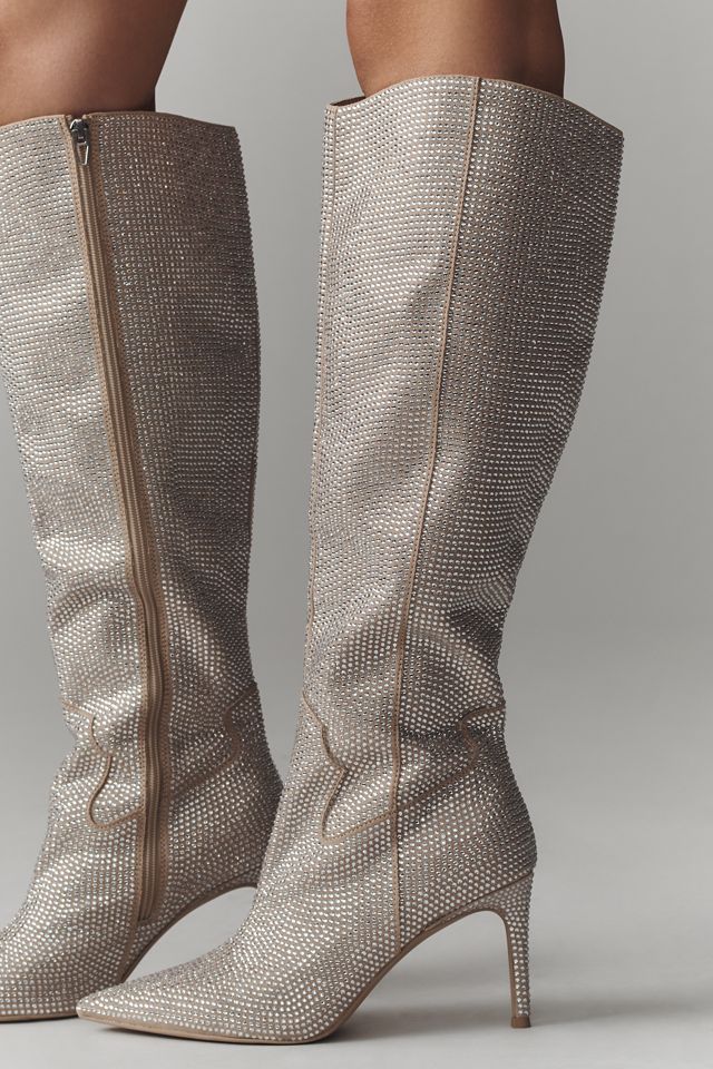Dolce Vita Korry Crystal Knee-High Boots | Anthropologie