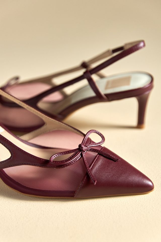 Dolce Vita Kandi Mesh Slingback Kitten Heels #2