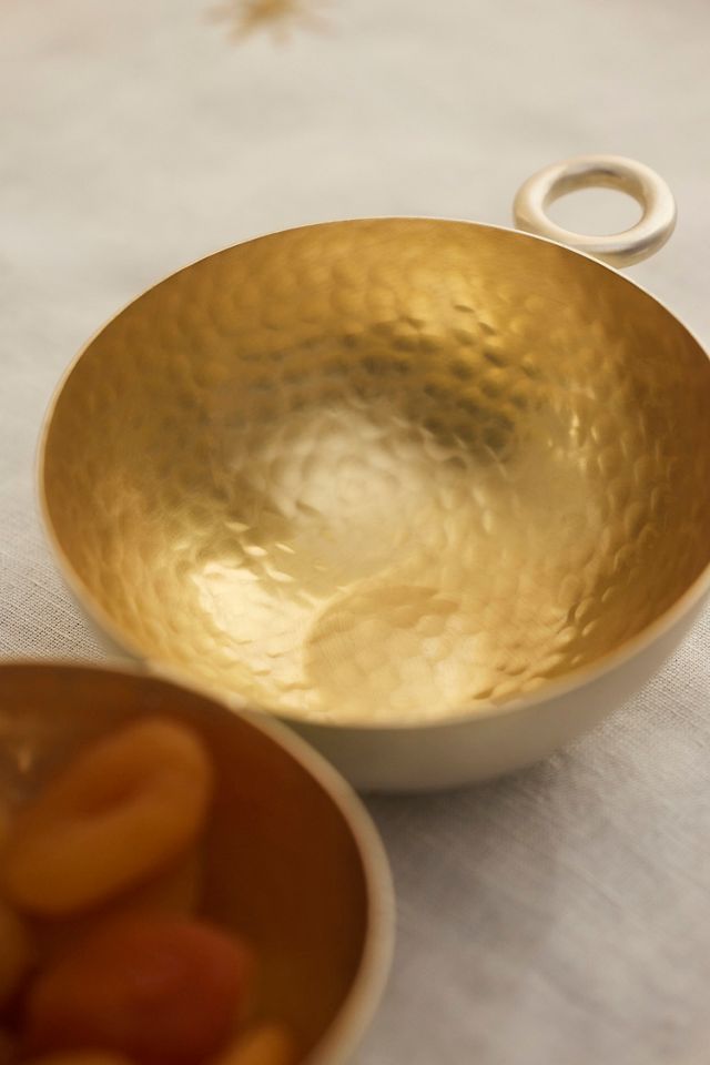 Two-Tone Metallic Bowl Trio #1
