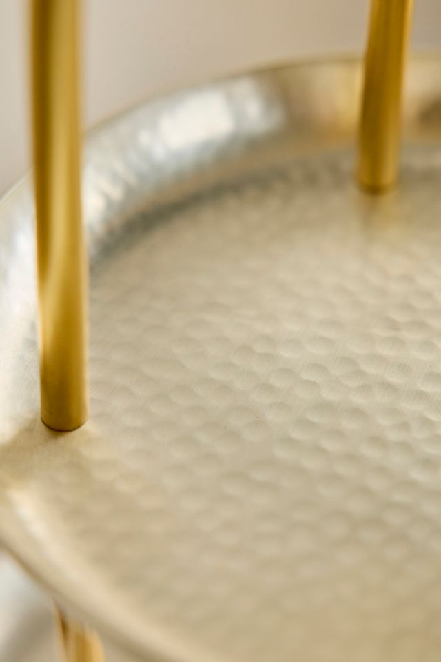 Two-Tone Metallic Serving Stand | Terrain