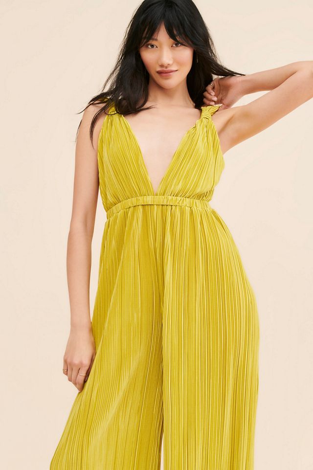 Line + Dot Indira Plissé Jumpsuit #3