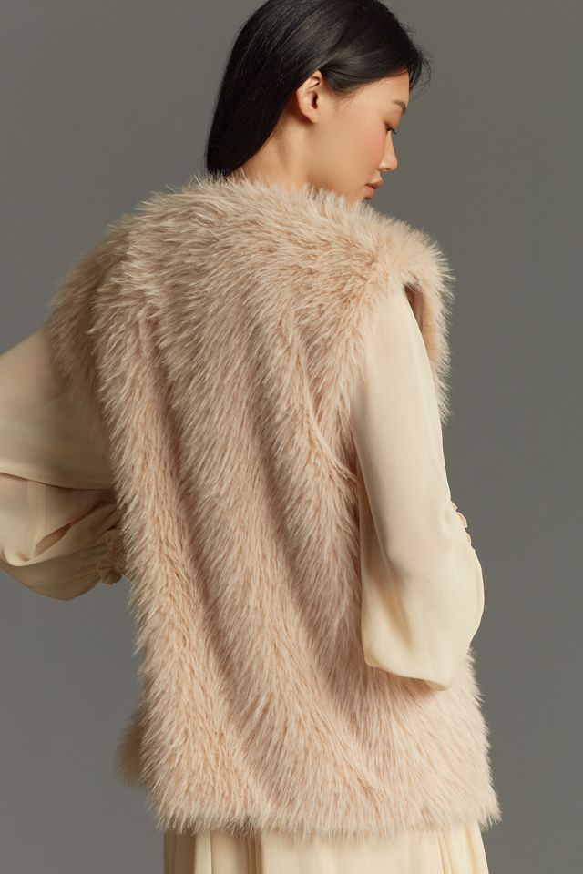 By Anthropologie Kunstfellweste #1