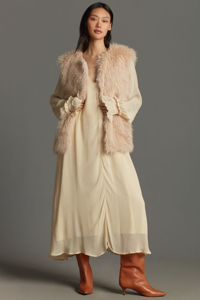 By Anthropologie Kunstfellweste #2