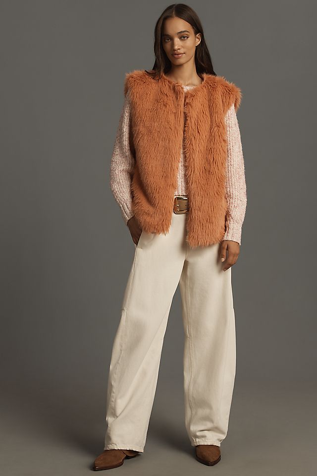By Anthropologie Faux-Fur Midi Vest | Anthropologie By Anthropologie Faux-Fur Midi Vest | Anthropologie