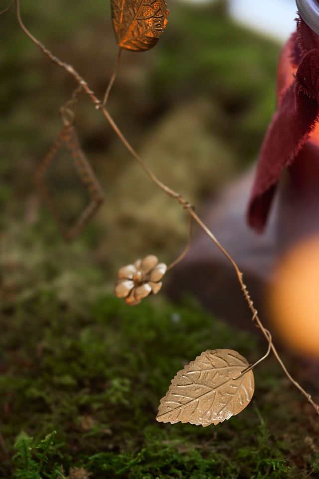 Leaves + Mirrors Iron Garland #1
