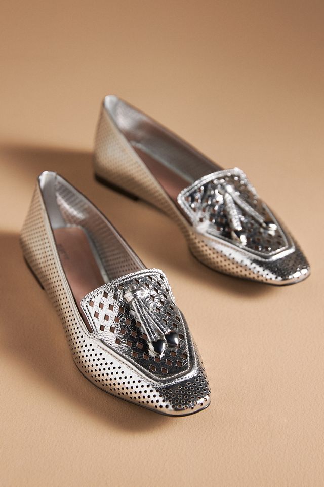 Maeve Perforated Driver Flats #1