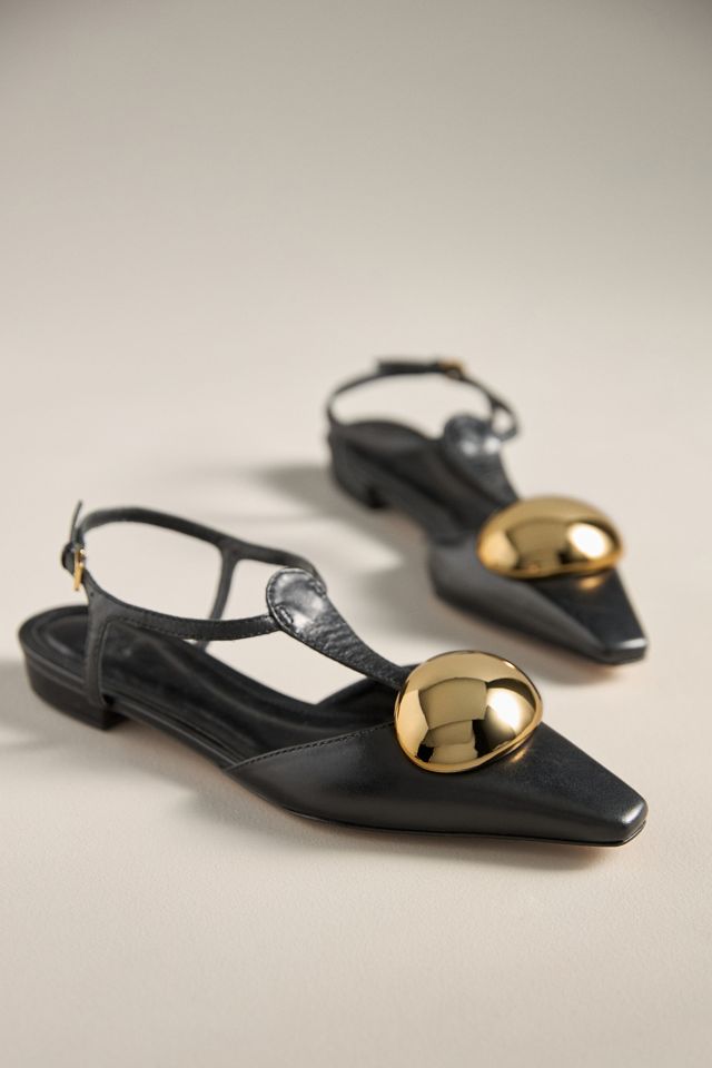 Vicenza Hardware Snip-Toe Flats #1