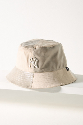 47 New York Yankees Patchwork Leather Bucket Hat | Anthropologie