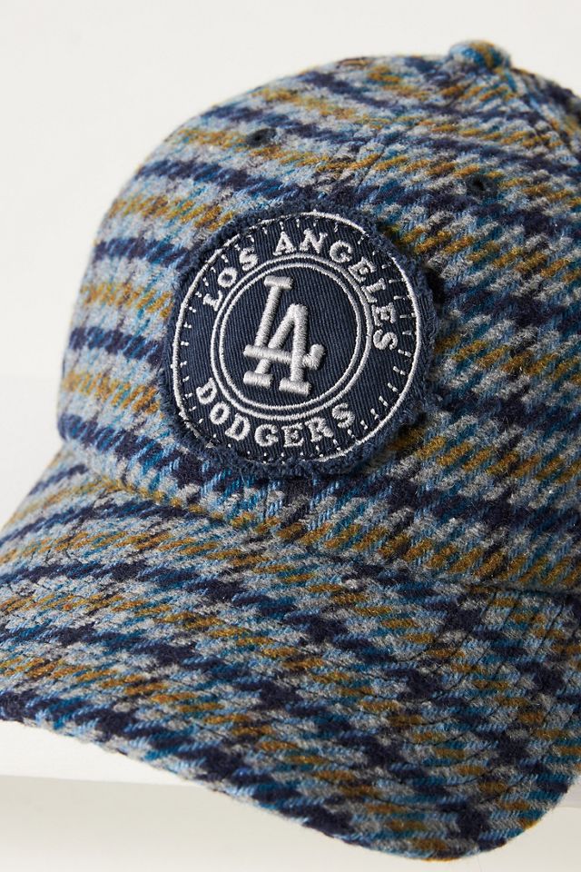 '47 Dodgers Patch Plaid Baseball Cap #3