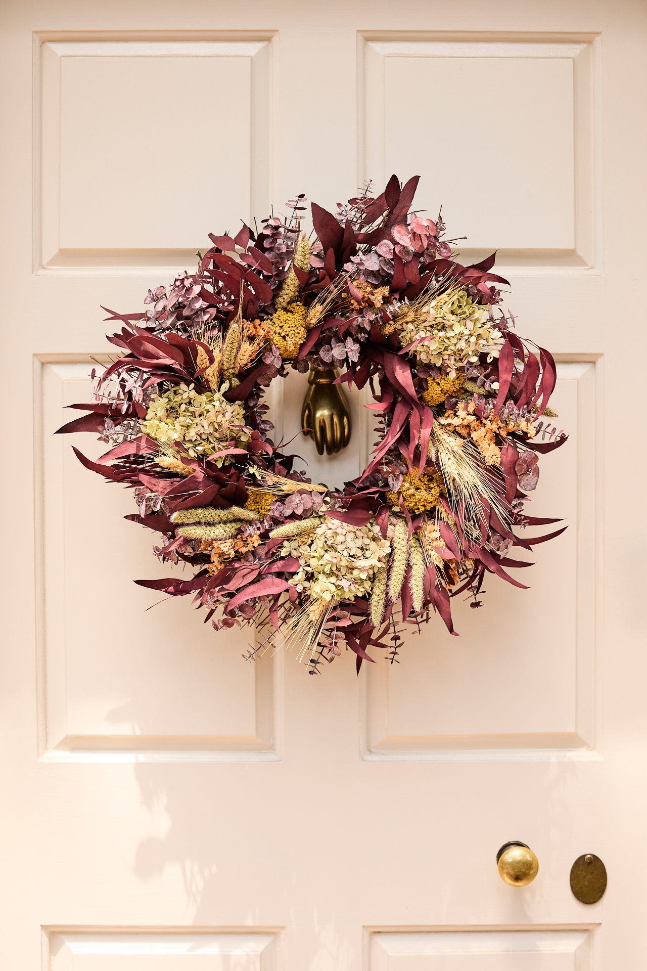 Dried Autumn Wildflower Wreath