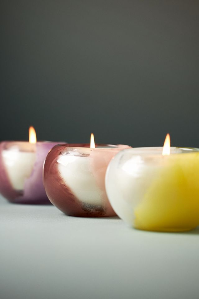 The Optimist Fresh Emerald Sage & Citrine Glass Candle #1