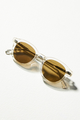 Raen Kostin Circle Sunglasses In Clear