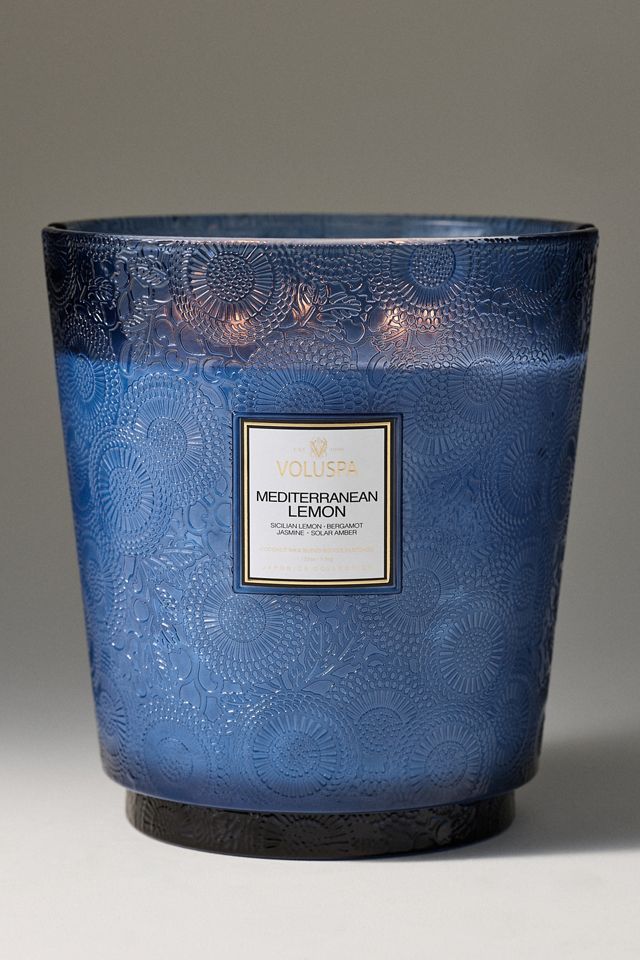 Voluspa Japonica Mediterranean Lemon Glass Jar Candle #5