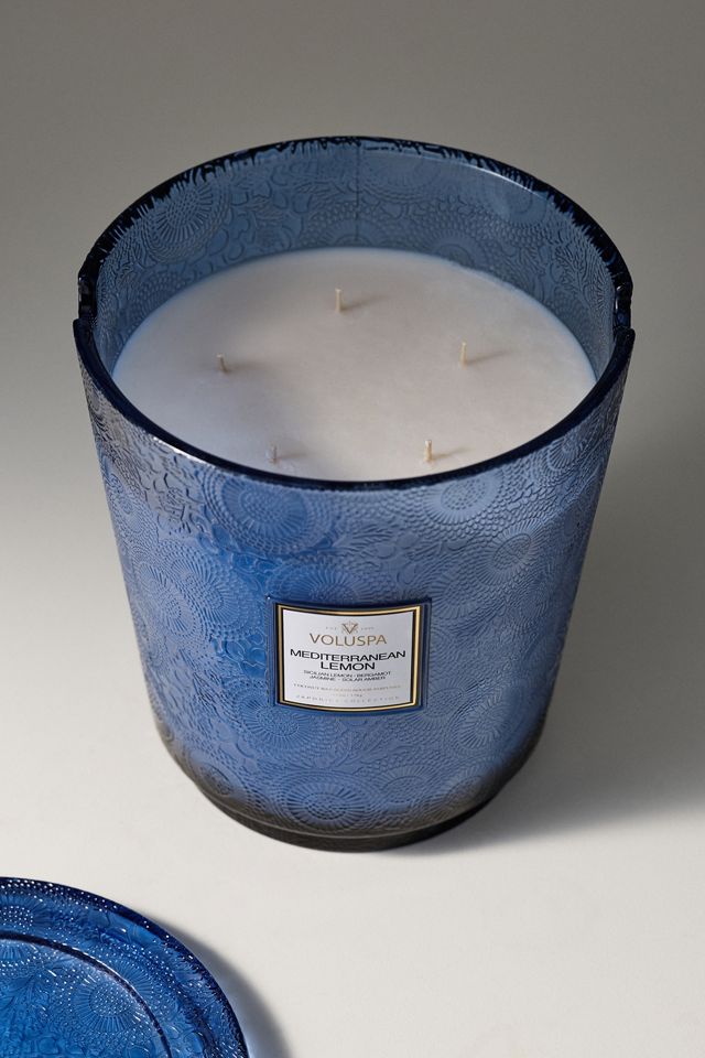 Voluspa Japonica Mediterranean Lemon Glass Jar Candle #6