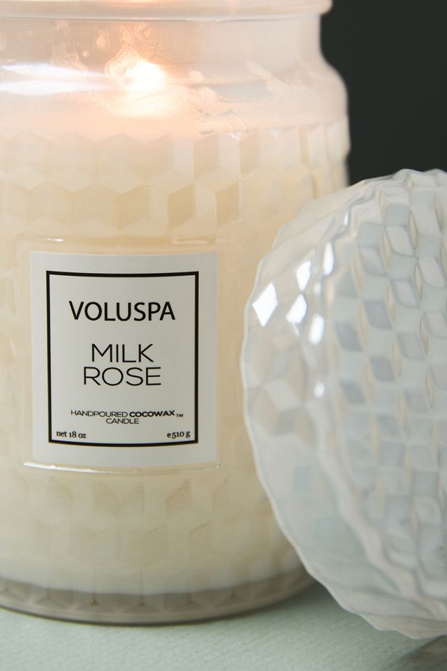 Voluspa Milk Rose Glass Jar Candle #2