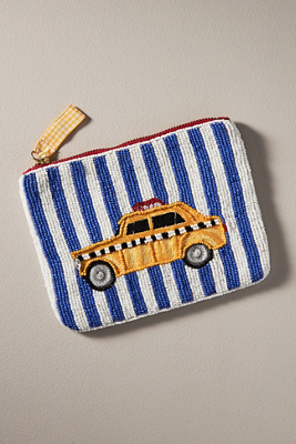 Anthropologie ★ Beaded Monogram Pouch Beaded Monogram Stripe Pouch | Anthropologie