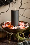 Flameless Black Outdoor Pillar Candle