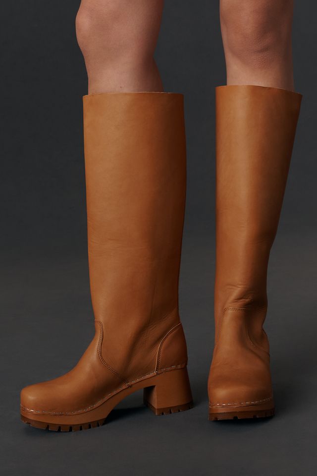 Swedish Hasbeens Plain Knee Boots #1