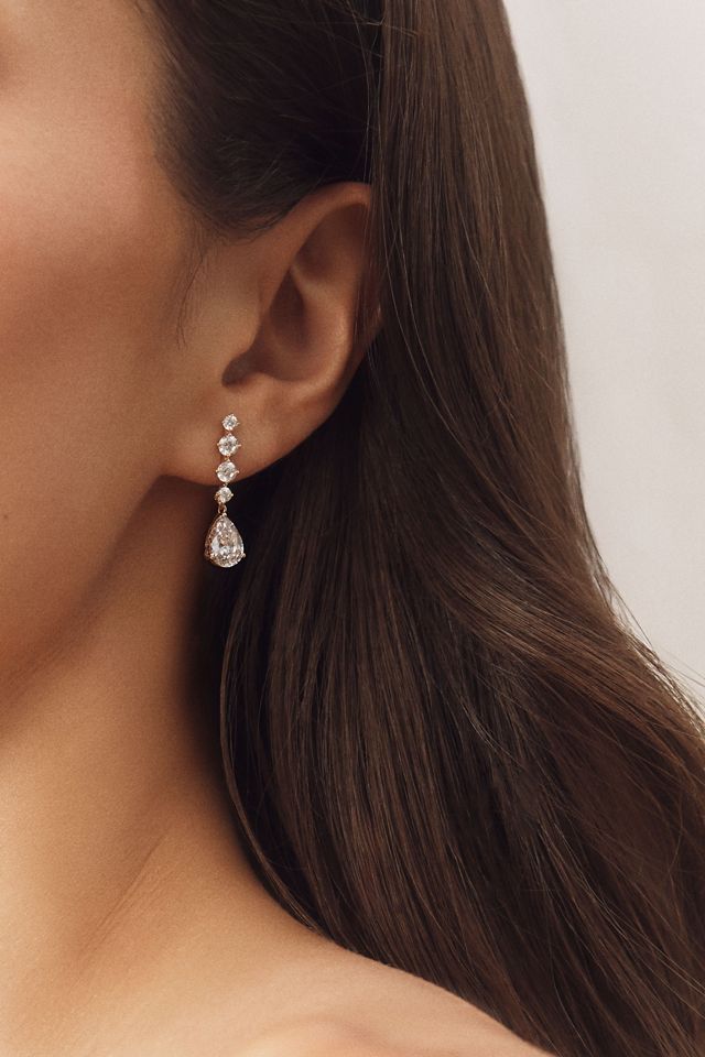 NADRI Crystal Drop Earrings #1
