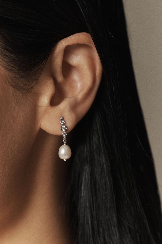 NADRI Siren Freshwater Pearl Drop Earrings #1