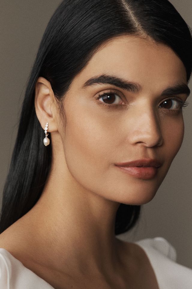 NADRI Siren Freshwater Pearl Drop Earrings #2