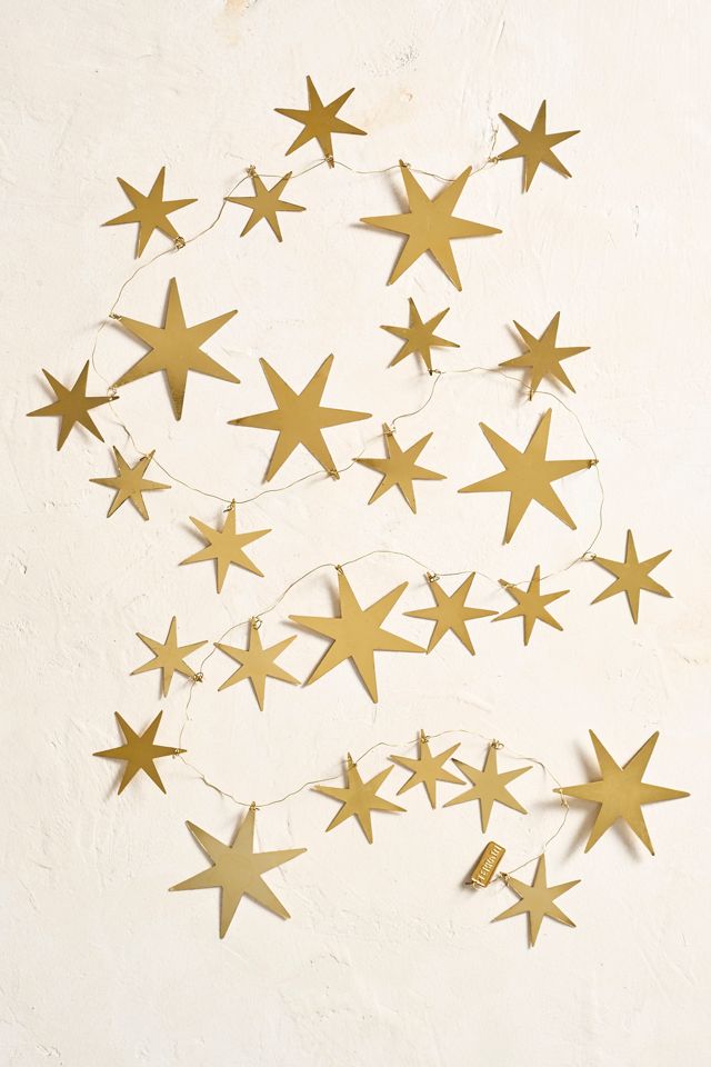 Golden Stars Garland #1