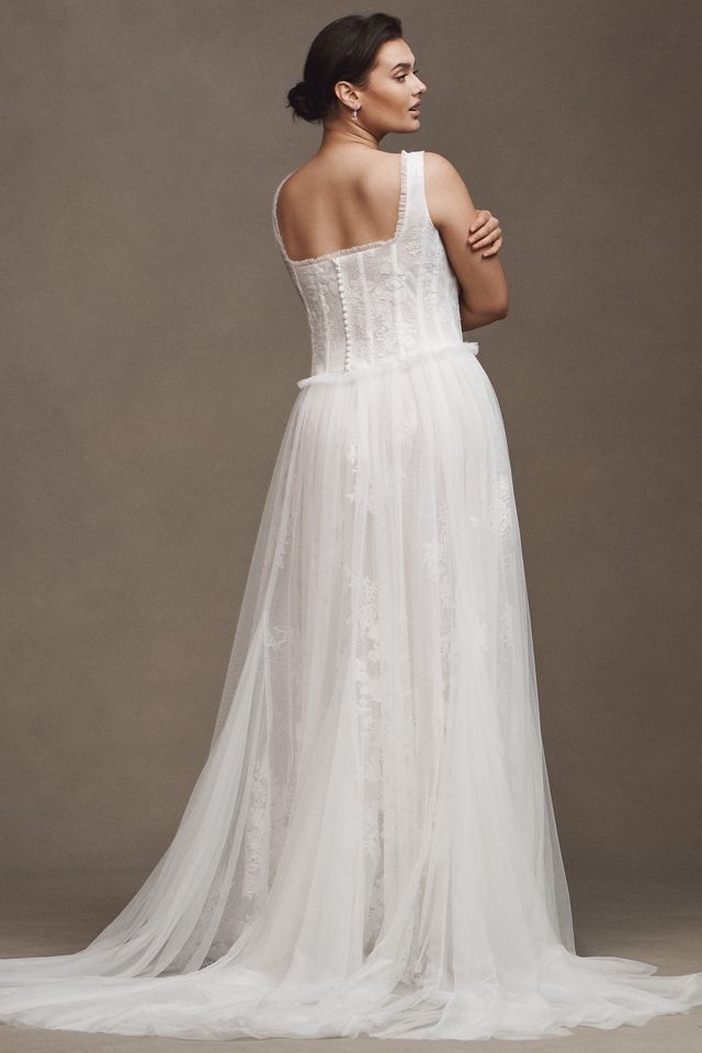 Willowby by Watters Colby Corset Tulle Two-Piece Wedding Gown #4
