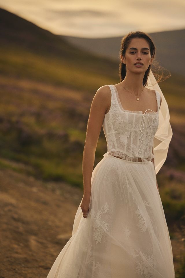 Willowby by Watters Colby Corset Tulle Two-Piece Wedding Gown ...