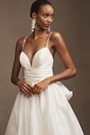 Jenny Yoo Preston Strapless Ball-Skirt Taffeta Wedding Gown