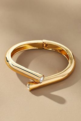 Shop By Anthropologie Curved Cuff Bracelet In Gold