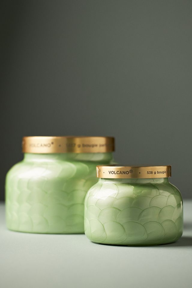 Capri Blue Volcano Green Capiz Jar Candle #1