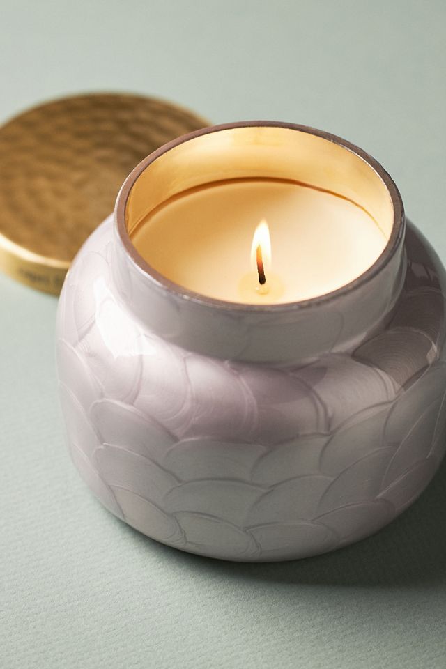 Capri Blue Volcano Lavender Capiz Jar Candle #1