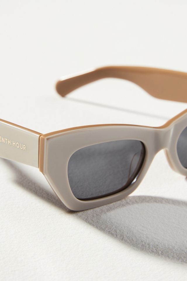 Eleventh Hour Ivory Cat Eye Sunglasses Eleventh Hour Ivory Cat Eye Sunglasses main image 3